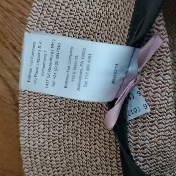 ❤️Last Chance !!Betmar New York Gossamer Packable Straw Sun Hat - Picture 7 of 9